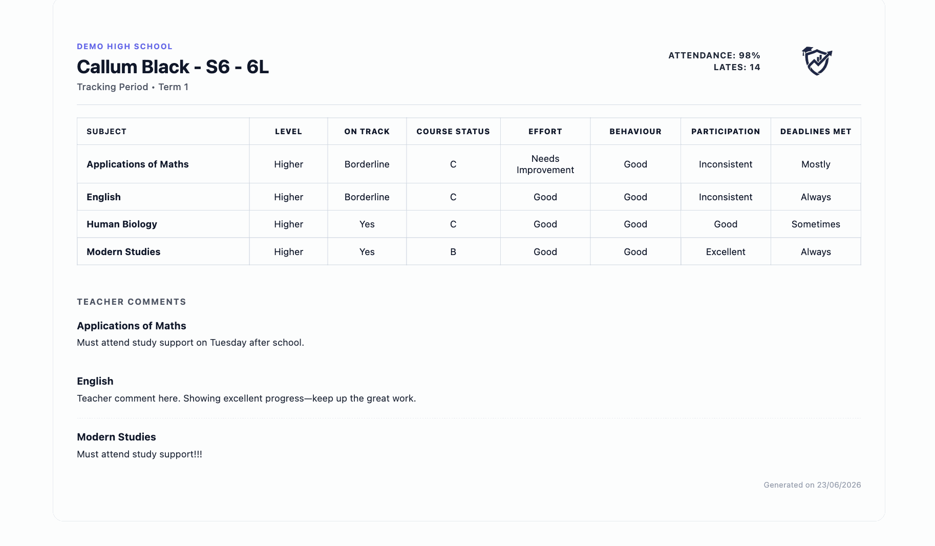 Report Template Style 6