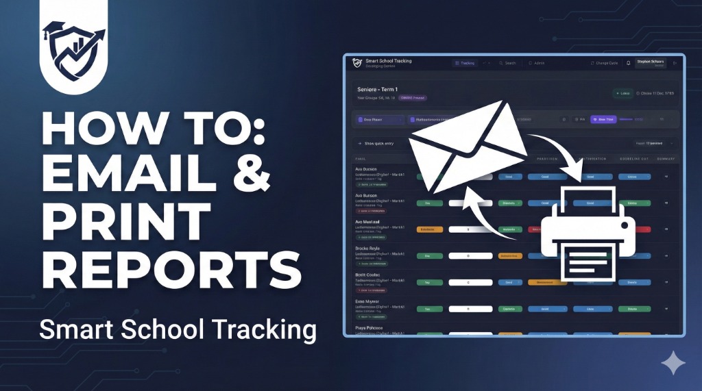 How to email or print