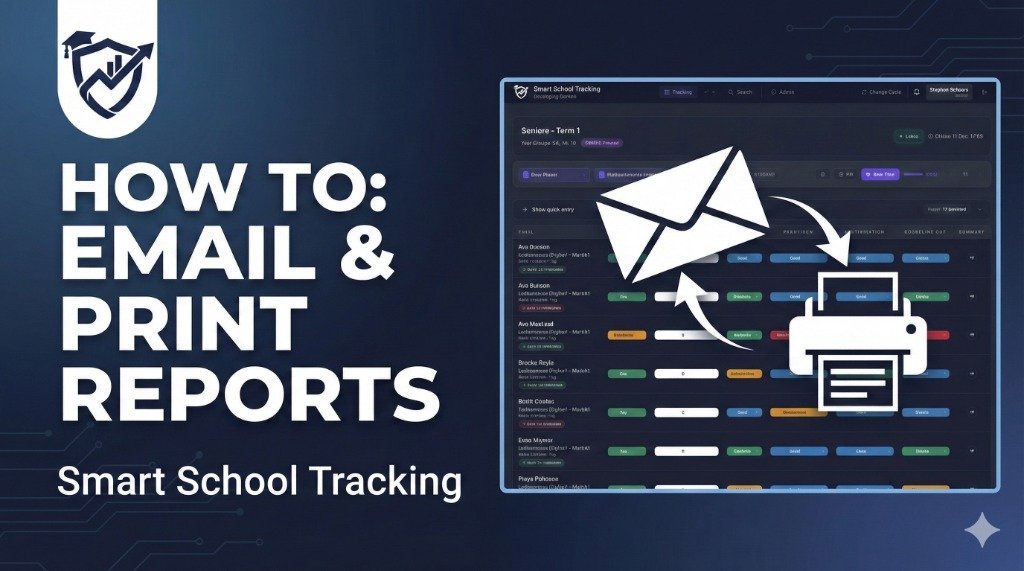 How to email or print